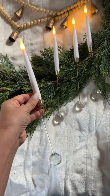 The best remote operated crystal ornament tree candles 🕯️ 

#LTKSeasonal #LTKHolidaySale #LTKHoliday