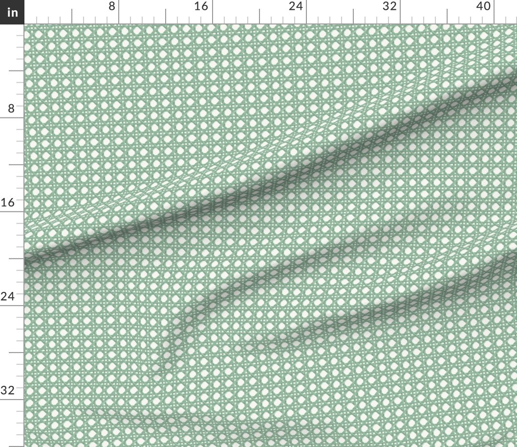 Small Sally Lehigh Green Fabric | Spoonflower | Spoonflower
