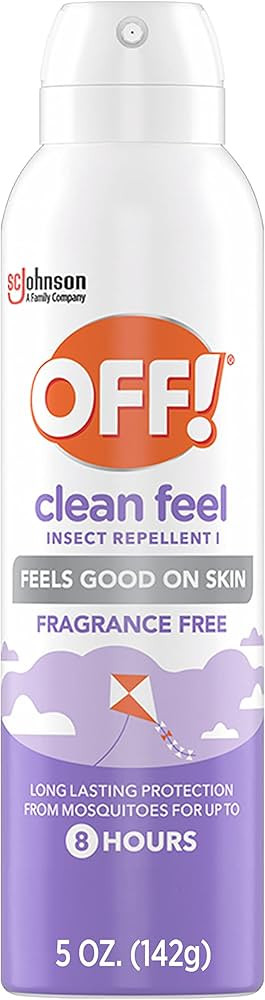 OFF! Clean Feel Insect Repellent Aerosol with 20% Picaridin, Bug Spray with Long Lasting Protecti... | Amazon (US)