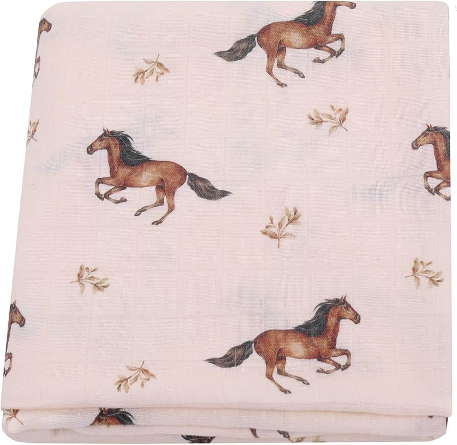 LifeTree Baby Swaddle Blankets, Muslin Swaddle Blankets Boys Girls Swaddling Wrap Receiving Blank... | Amazon (US)