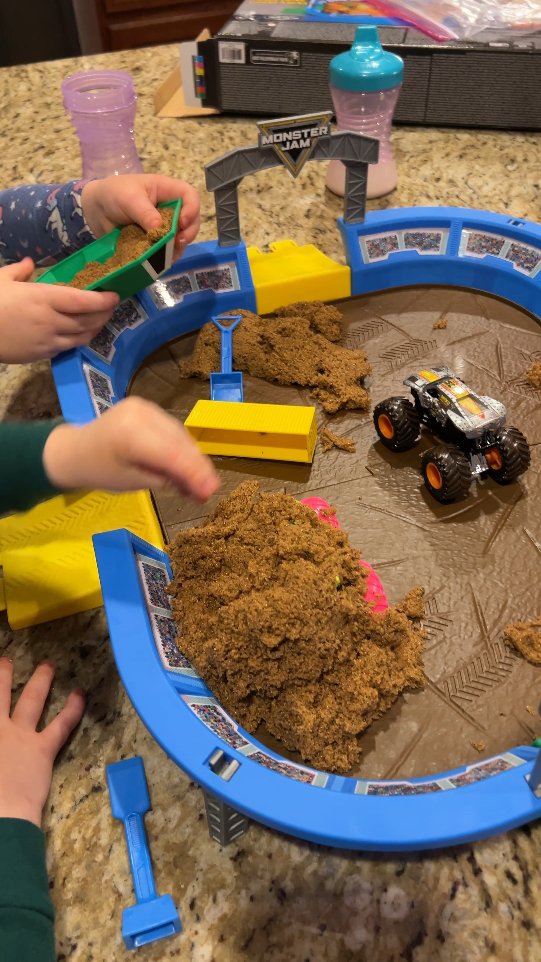 The perfect toy to keep your young kids occupied for hours. This kinetic sand monster jam arena is a fan favorite of my 4.5 and 3 year old. Great activity for holiday breaks  

#LTKGiftGuide #LTKKids #LTKFamily