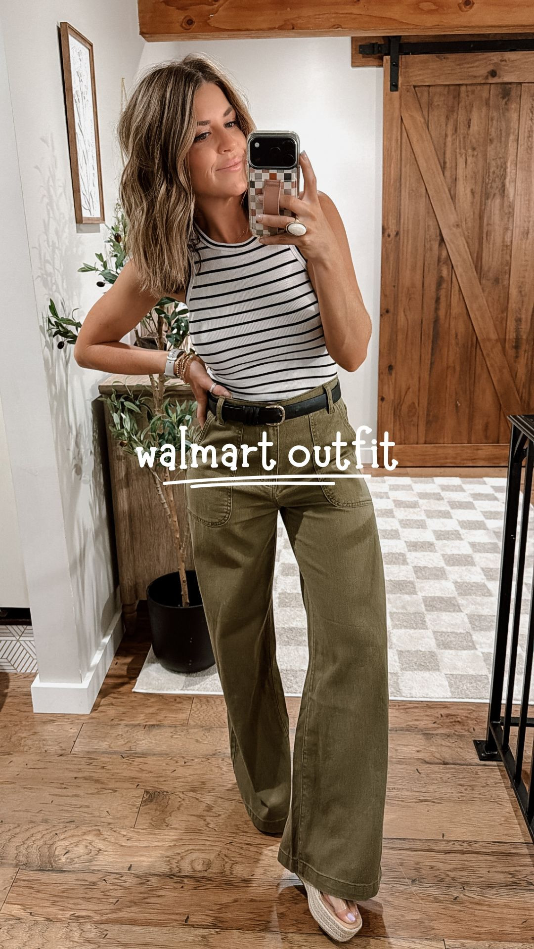 WALMART OUTFIT : WIWTW
(What I Wore To Work) 

Bottoms: size 0 and I had to wear heels! They are long. 
Top: Size xsmall 

#walmartfashion #walmatfinds #walmart @walmart 

 #LTKgrwm #LTKU #LTKSaleAlert