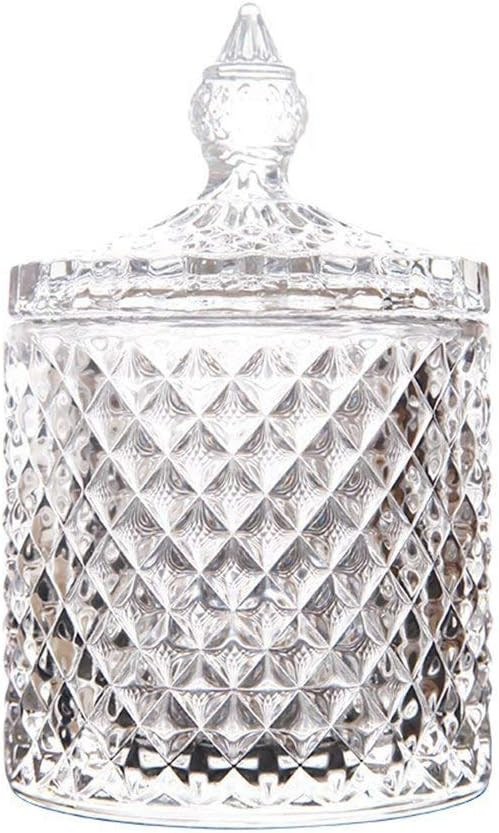 Rainie Love Home Basic Food Storage Organization Set-Crystal Diamond Faceted Jar With Crystal Lid... | Amazon (US)