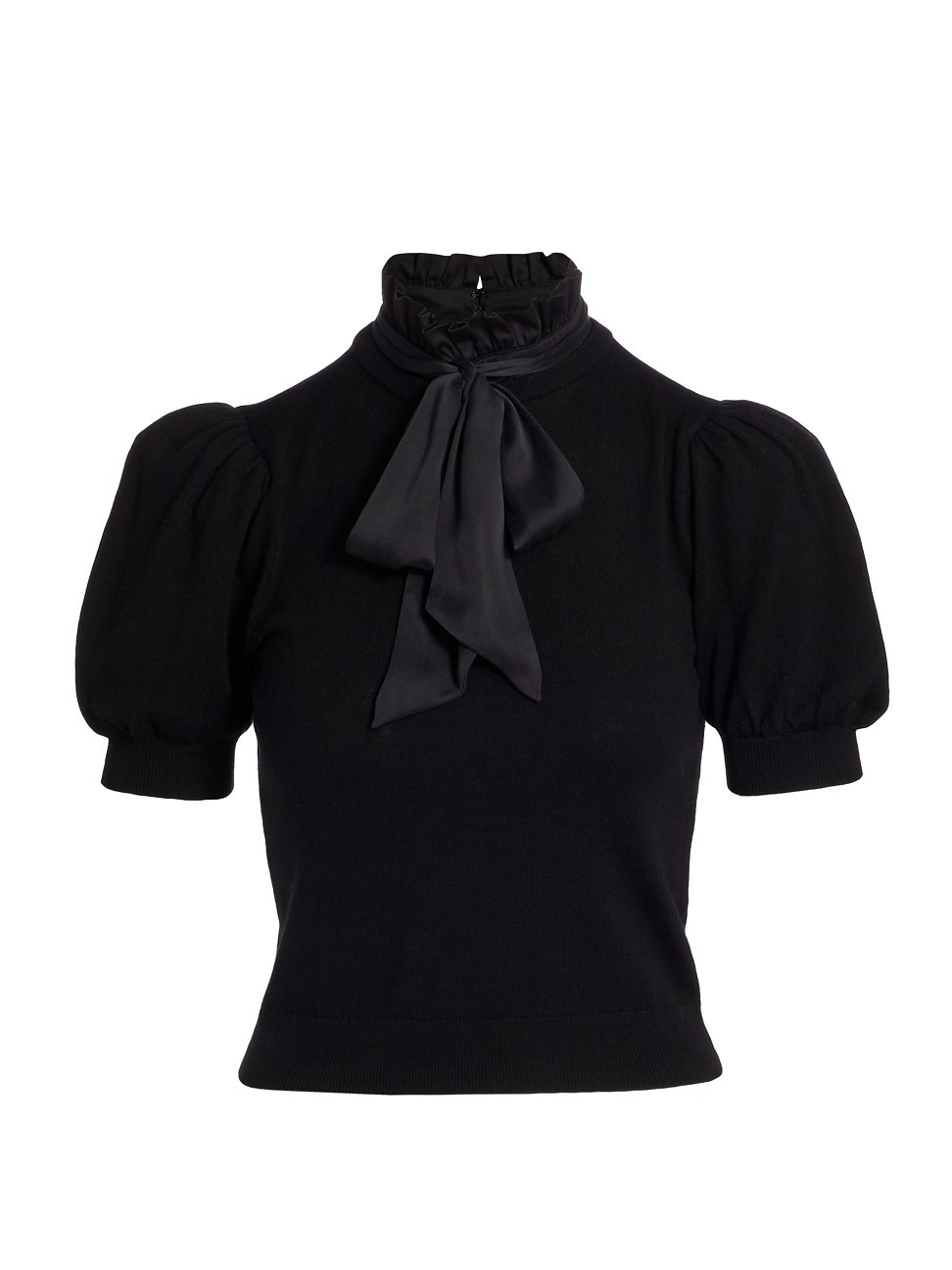 Women's Chase Puff-SleeveTop - Black - Size XS | Saks Fifth Avenue
