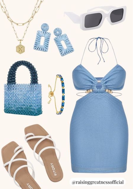 Dive into serenity with this blue-themed summer vacation outfit! 💙 Let the calming shades of blue transport you to tranquil waters and endless skies, perfect for soaking up the sun in style. ☀️🌊 #BlueTheme #SummerVacation #BeachStyle

#LTKSeasonal #LTKtravel #LTKstyletip