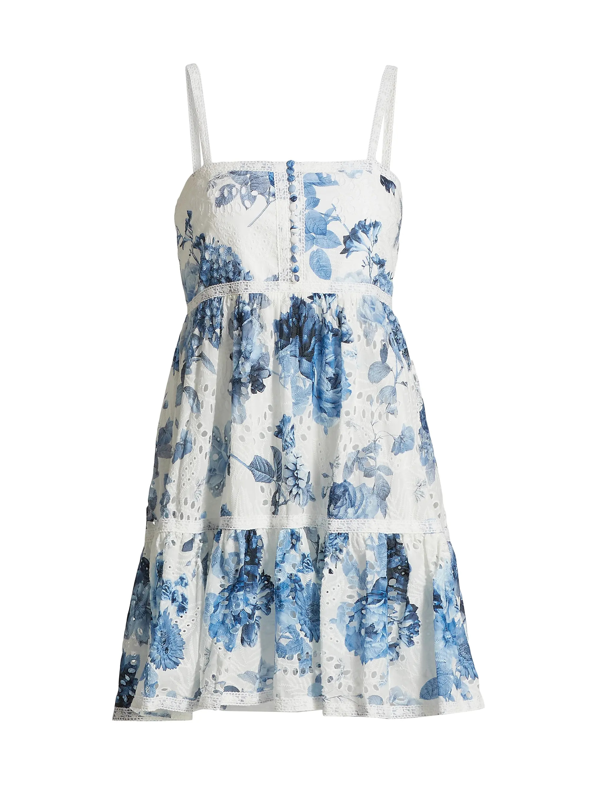 Fallon Babydoll Minidress | Saks Fifth Avenue