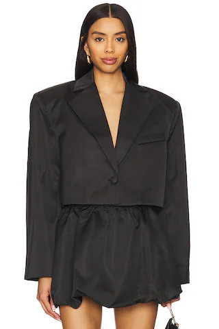 Bubble Mini Skirt in Black | Revolve Clothing (Global)