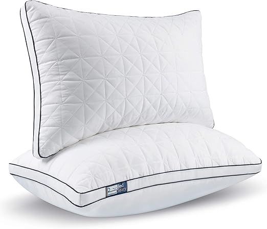 BedStory Bed Pillows for Sleeping - King Size Set of 2, Hotel Quality Soft & Comfortable Improve ... | Amazon (US)