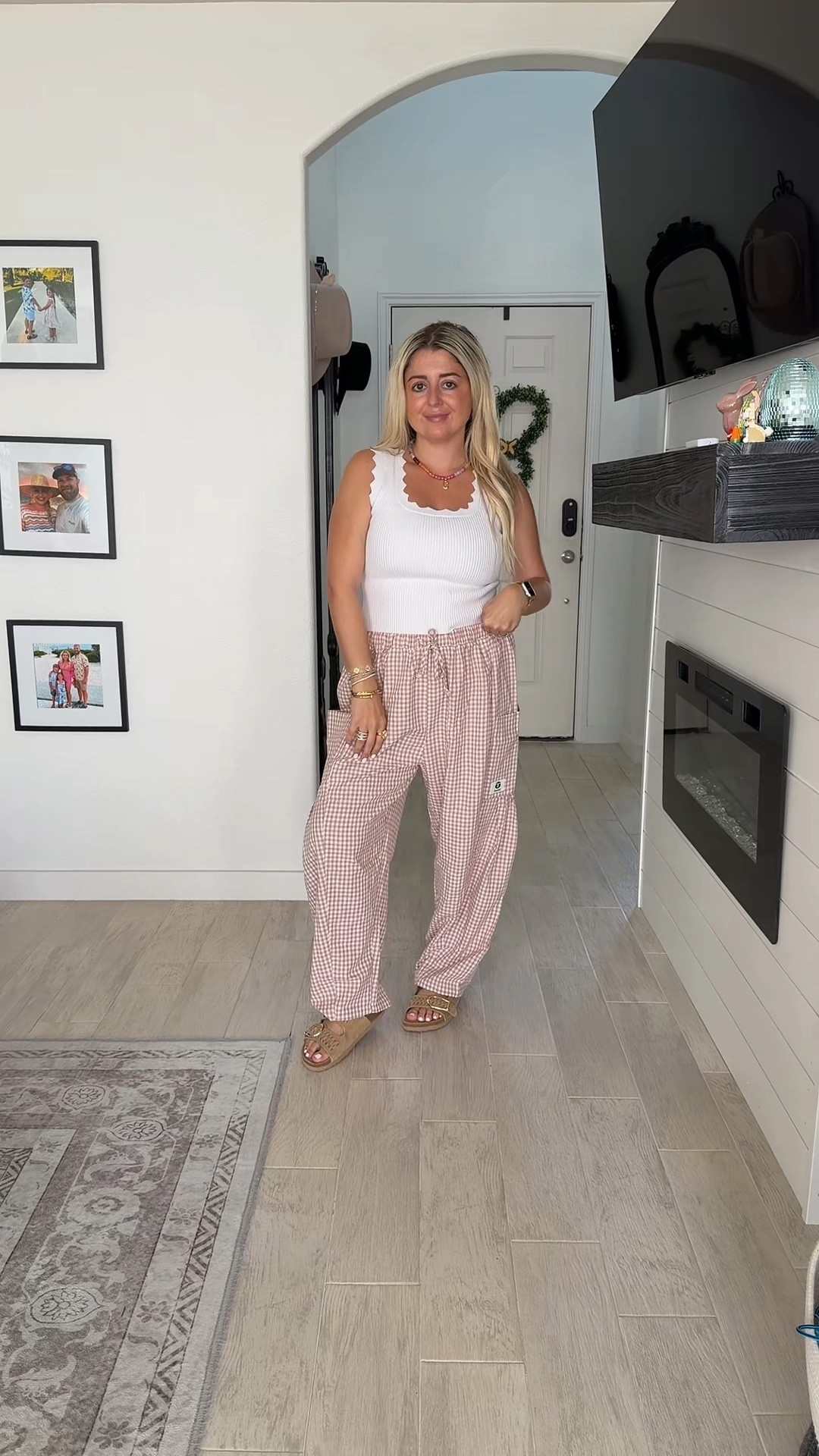 Spring outfit on sale
Size small
Sandals 40% off and tts

#LTKSaleAlert #LTKootd