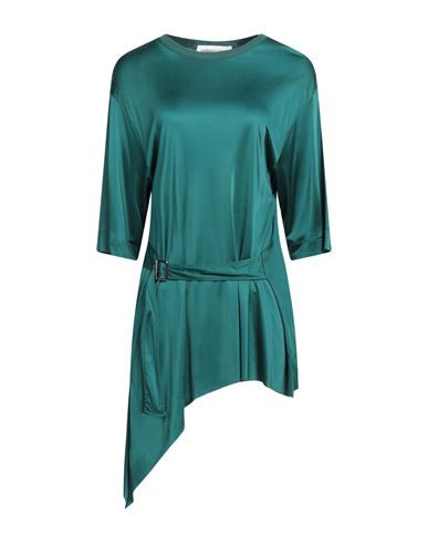 Lamberto Losani Woman Top Emerald green Size S Viscose, Cotton | YOOX (US)