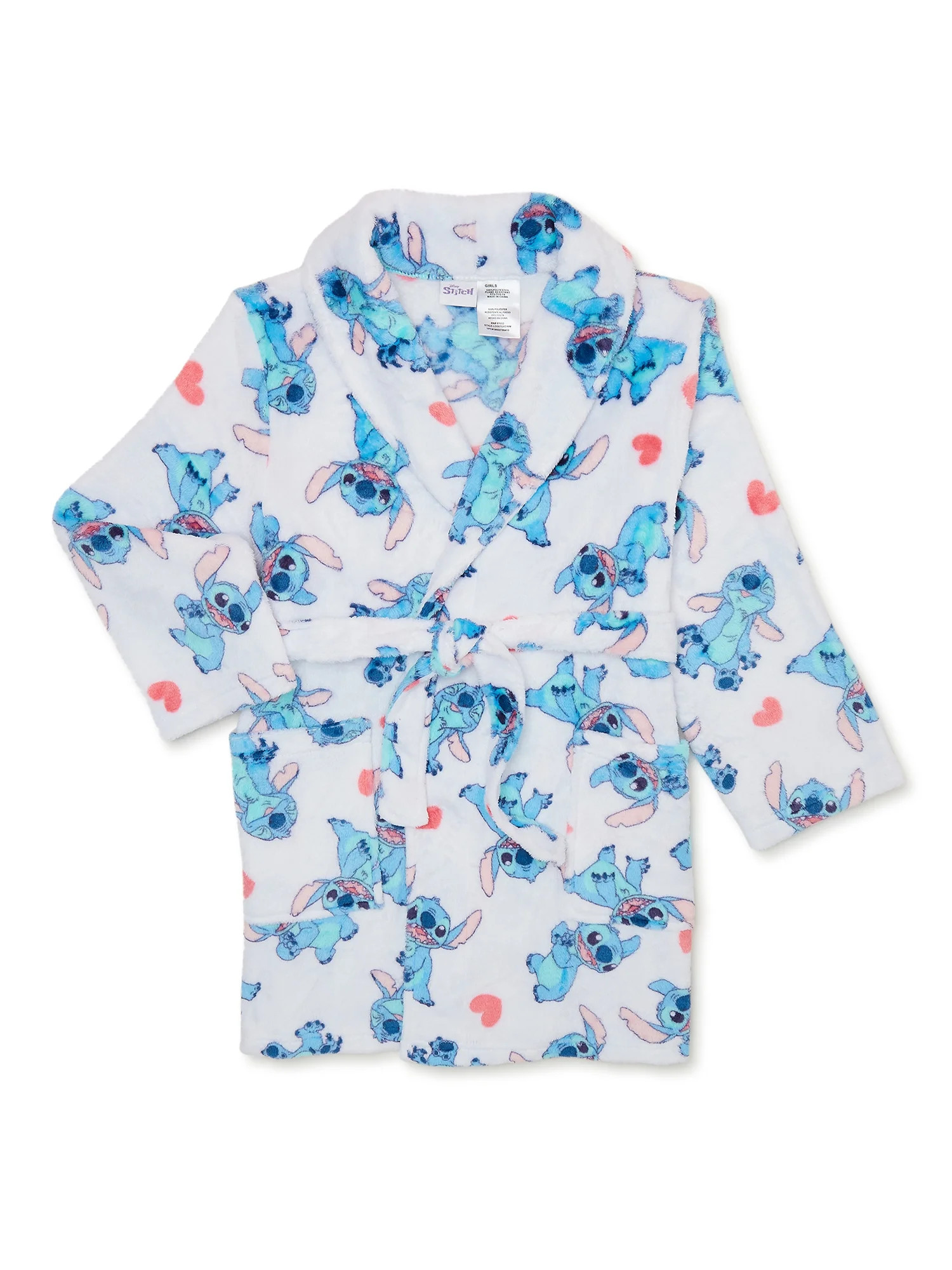 Lilo & Stitch Girls Print Robe, Sizes 4-12 | Walmart (US)