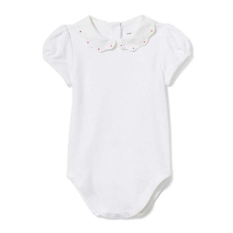 Baby Scalloped Collar Bodysuit | Janie and Jack