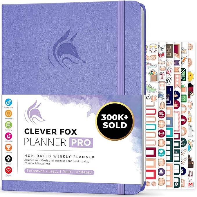 Clever Fox Planner PRO – Weekly & Monthly Life Planner to Increase Productivity, Time Managemen... | Amazon (US)