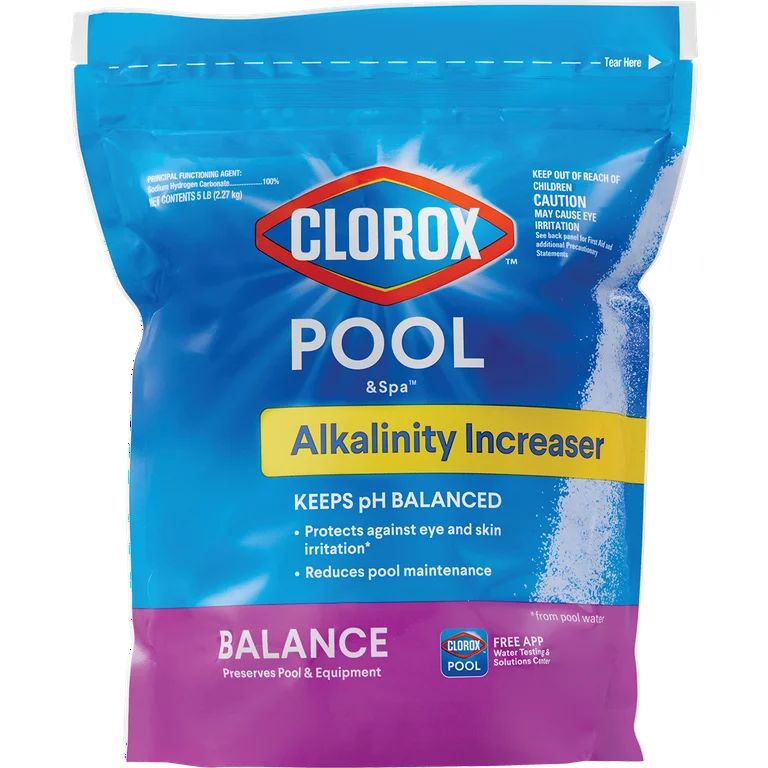 Clorox Pool&Spa Alkalinity Increaser for Swimming Pools, 5 lb Bag, Granules | Walmart (US)