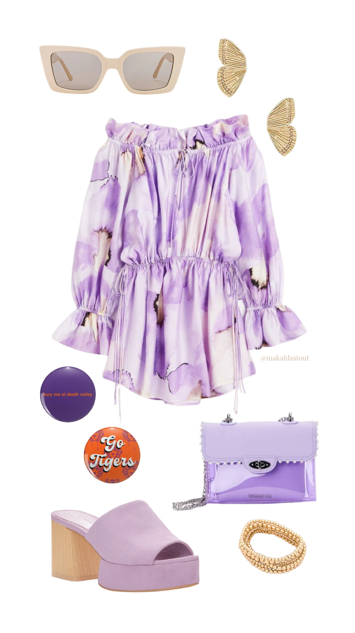 Clemson Game Day 
Outfit💜

#LTKBacktoSchool #LTKSeasonal #LTKFind