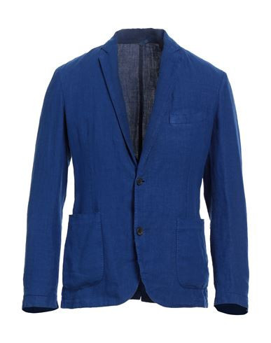 120% Lino Man Blazer Bright blue Size XXL Linen | YOOX (US)