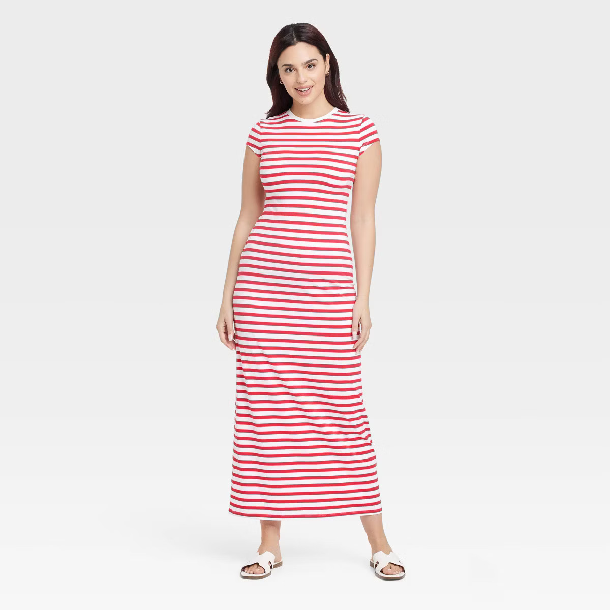Women's Short Sleeve Knit Maxi Dress - A New Day™ | Target