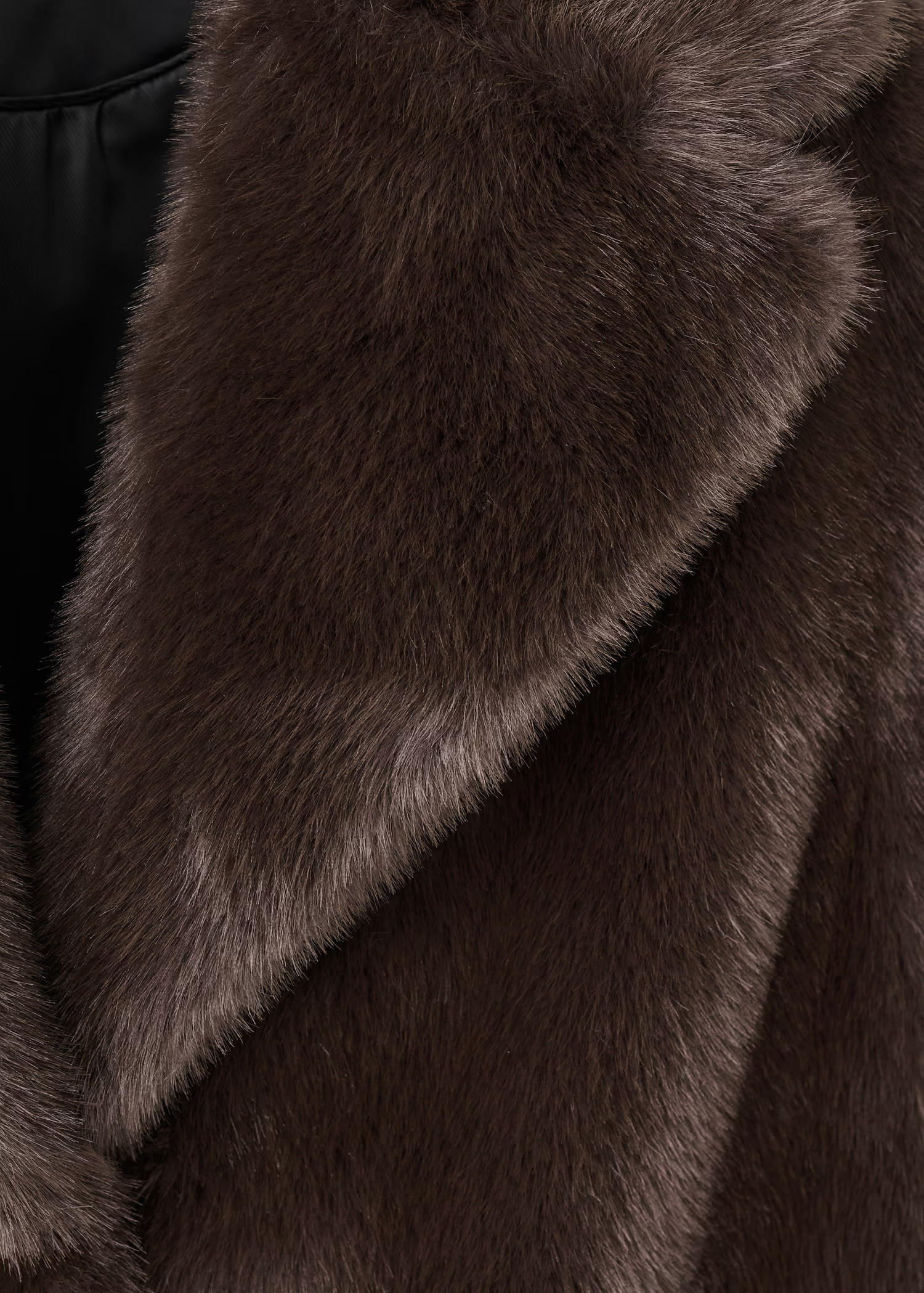 Faux-fur coat with lapels | Mango (US/MX/AU)