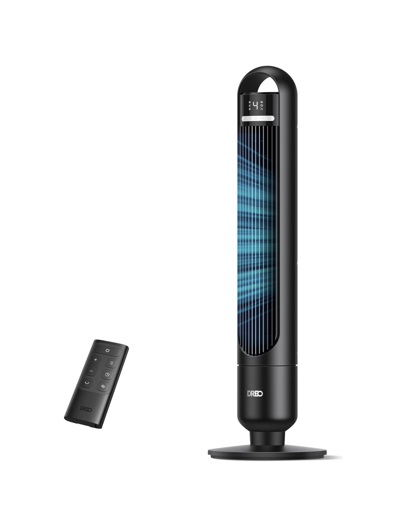 Dreo Tower Fan for Bedroom, 90° Oscillating Standing Fans for Room with 4 Speeds, 3 Modes, 28dB Quiet for Sleep, 25ft/s Velocity, 8H Timer, Remote, Living Room, Office, Home, Black, TF117

#LTKcanada