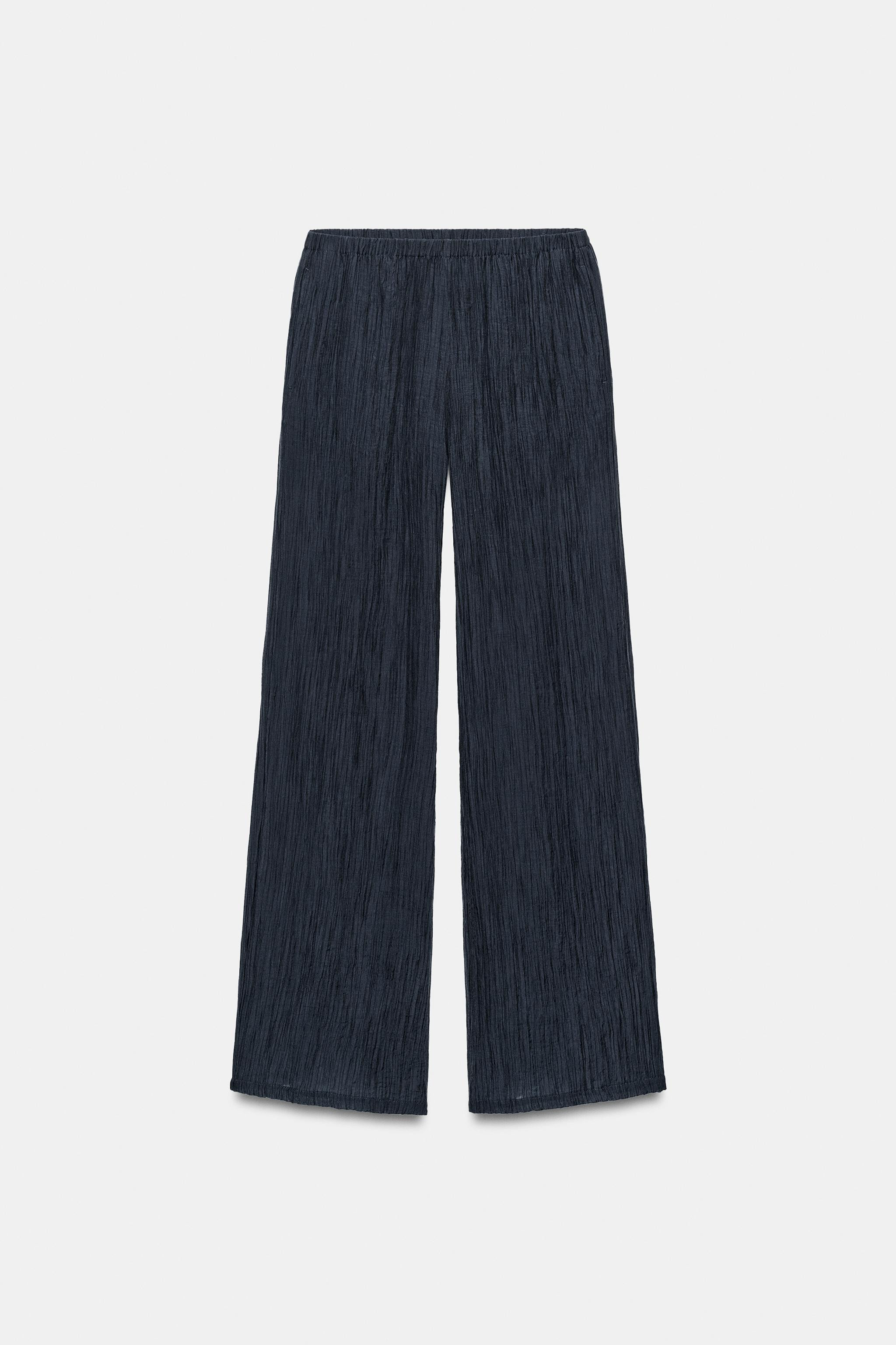 WRINKLE LOOK PANTS | Zara US