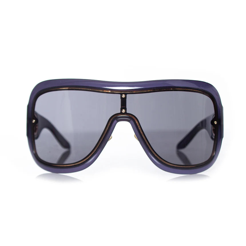Oversized Look shield sunglasses | Shop Simon