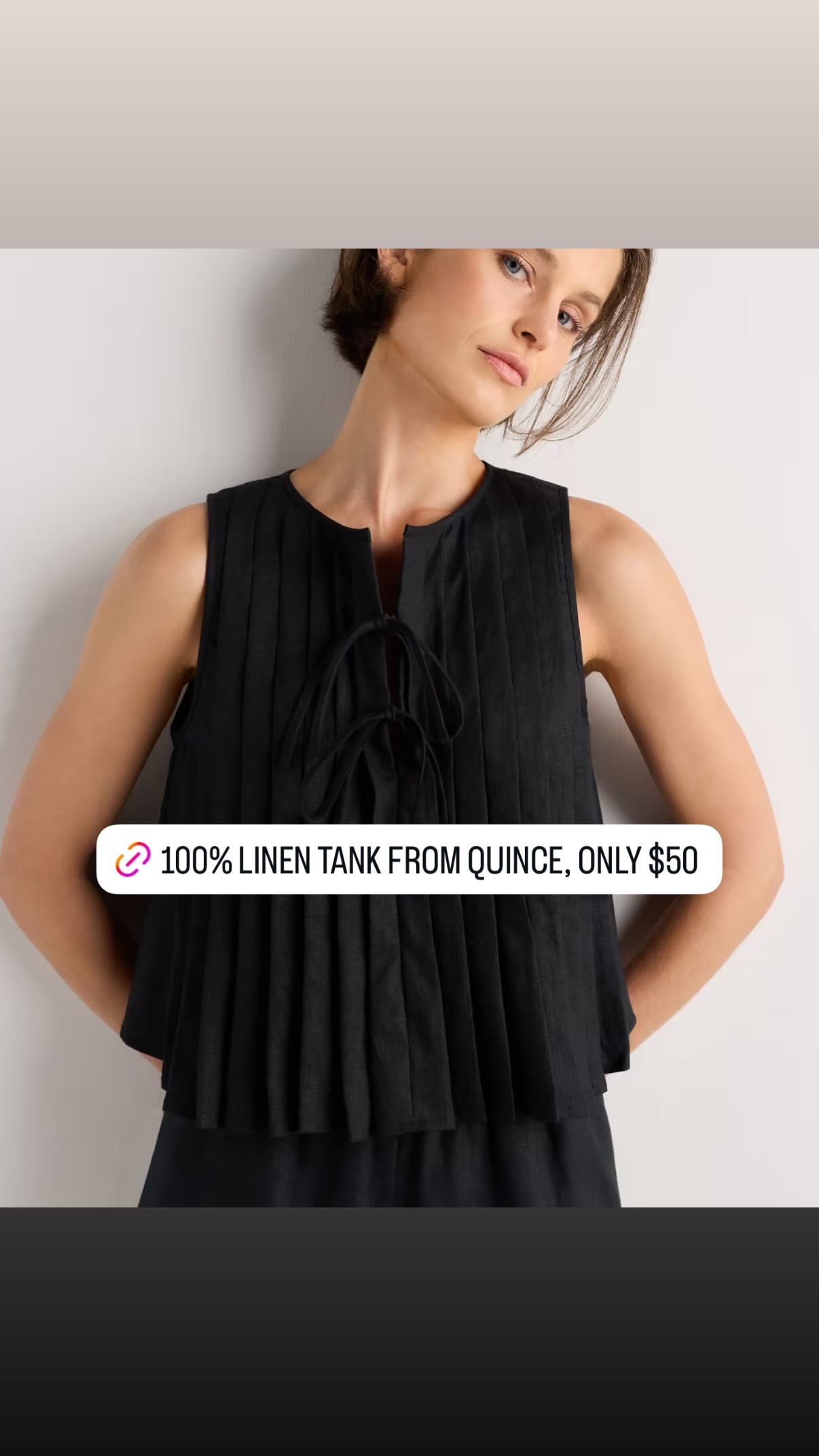 100% linen tank, only $50. Sharing a roundup of summer staples under $150! From dresses, flats, blouses, and more. 

 #LTKgrwm #LTKootd #LTKSaleAlert