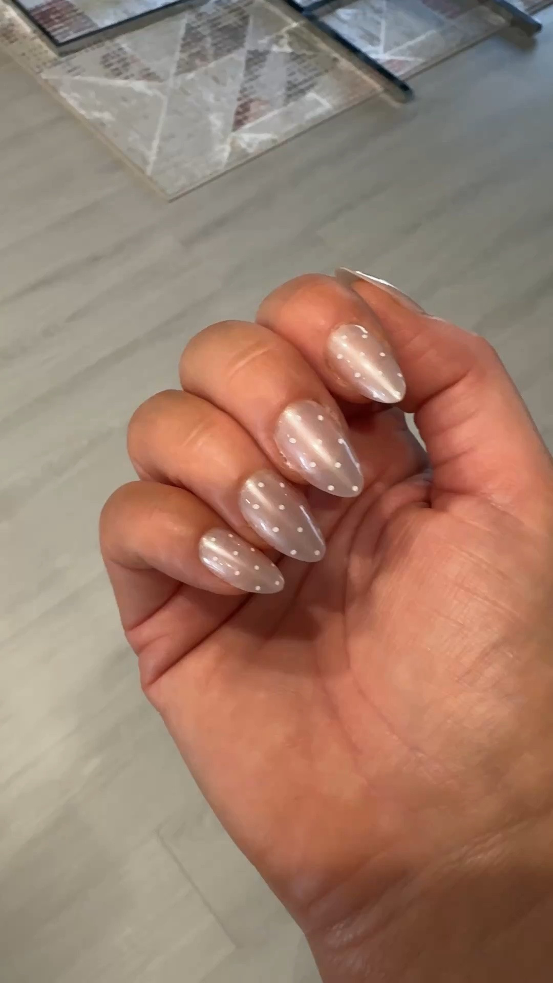 How cute are these polka dot press ons @PaintLab 
So easy to use. Comes with a glue. Just add some and press and done. Stayed on for 2 weeks on my euro vacation. 

#nails #beauty #paintlab

#LTKselfcare #LTKmorningroutine #LTKBeauty