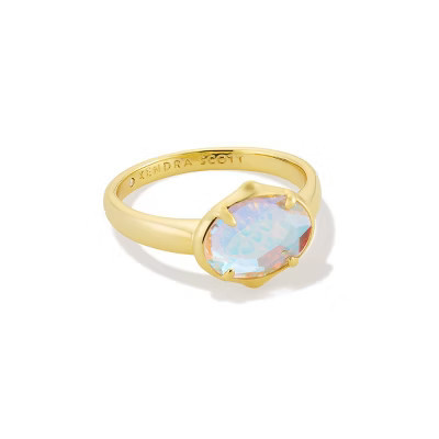 Kendra Scott Henley Band Ring - Multi/Gold Size 8 | Target