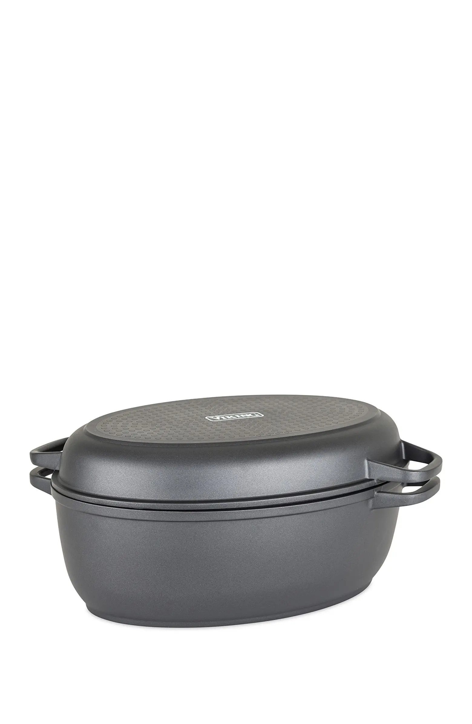 Viking 8.6 Quart Die Cast Oval Roaster w/Glass Basting Lid | Nordstrom | Nordstrom