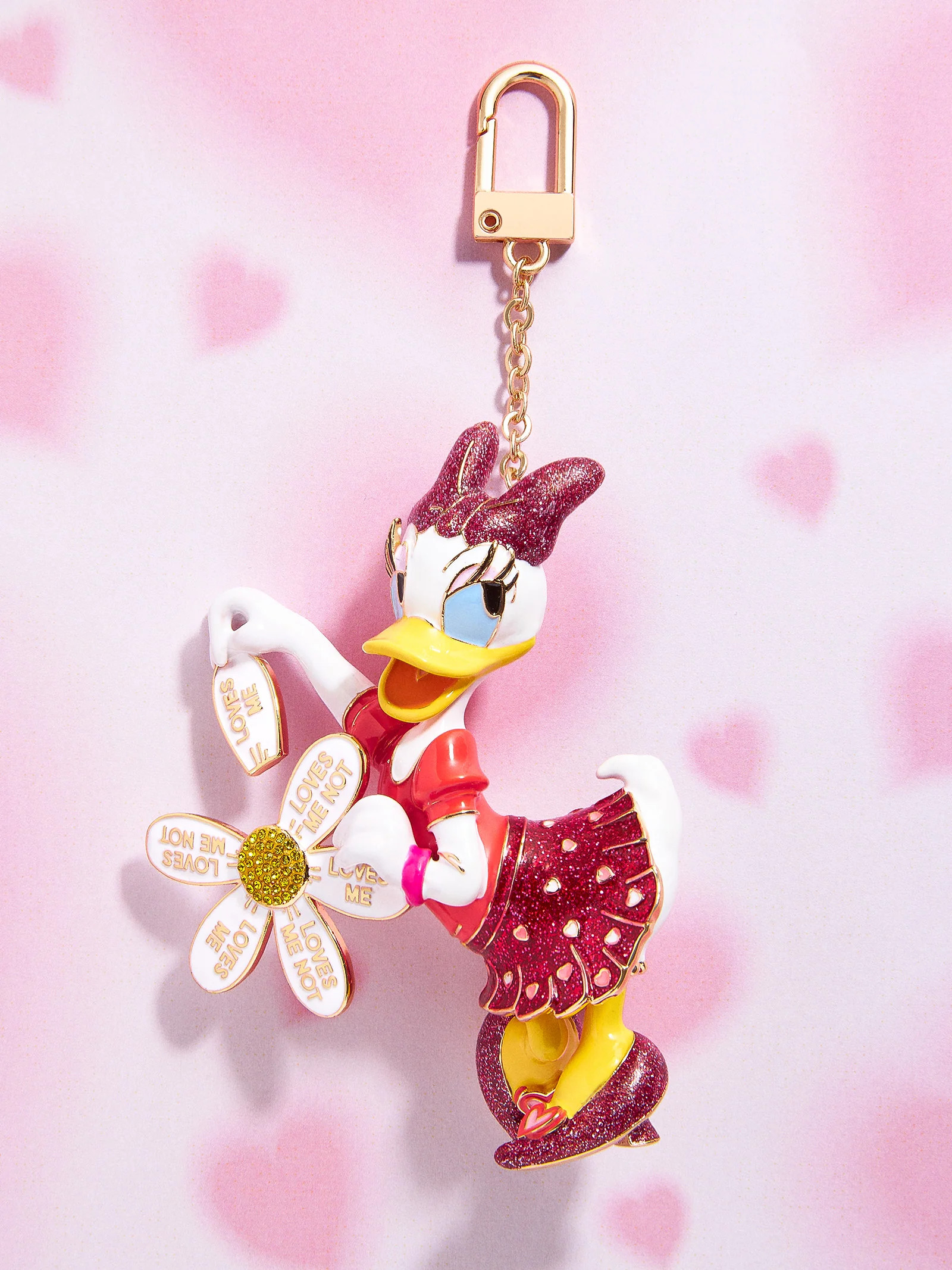 Disney Valentine's Day Bag Charm - Daisy Duck | BaubleBar