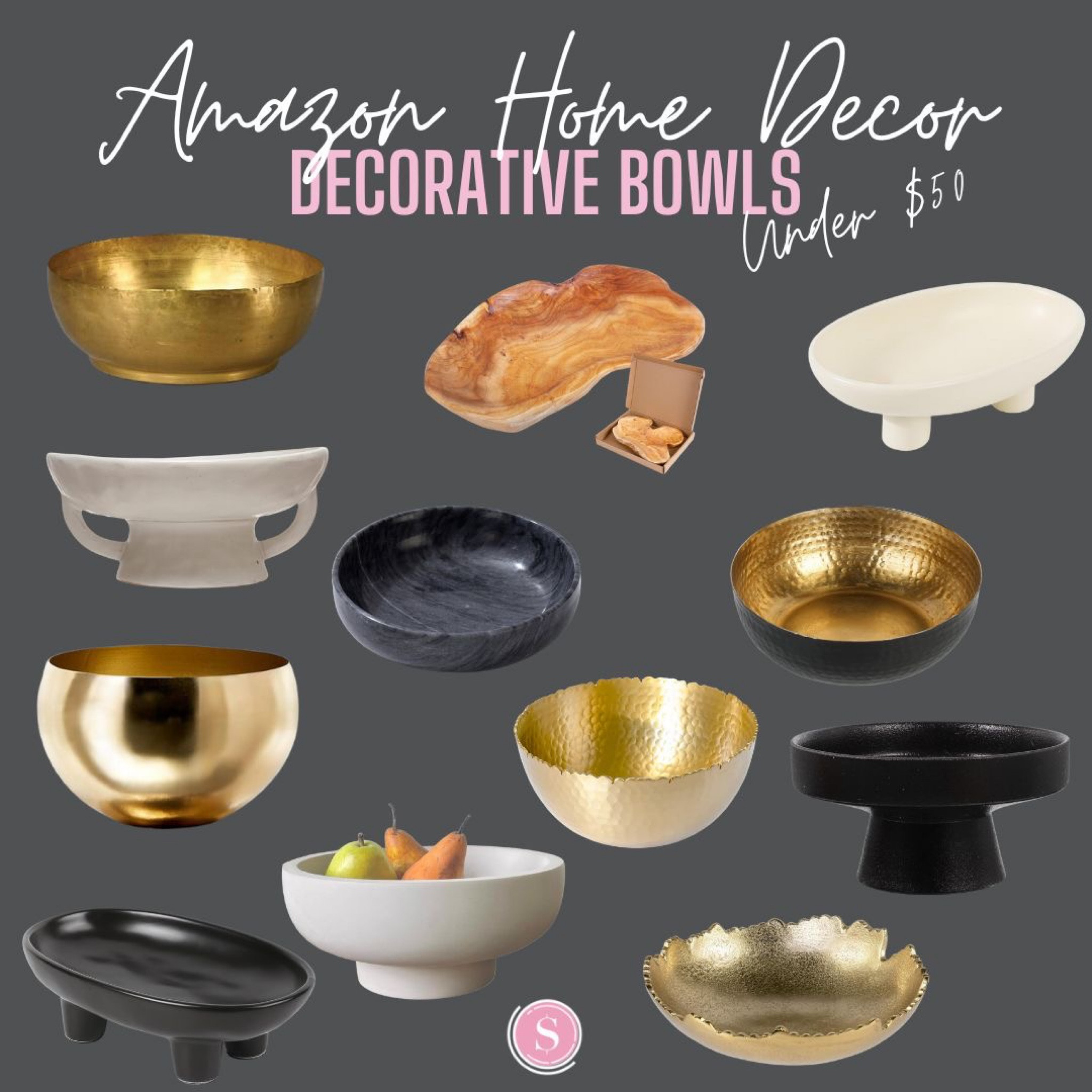 So many Amazon Home Decor Finds! I went and found all my favorite decorative bowls for under $50!

#LTKhome #LTKMostLoved #LTKfindsunder50