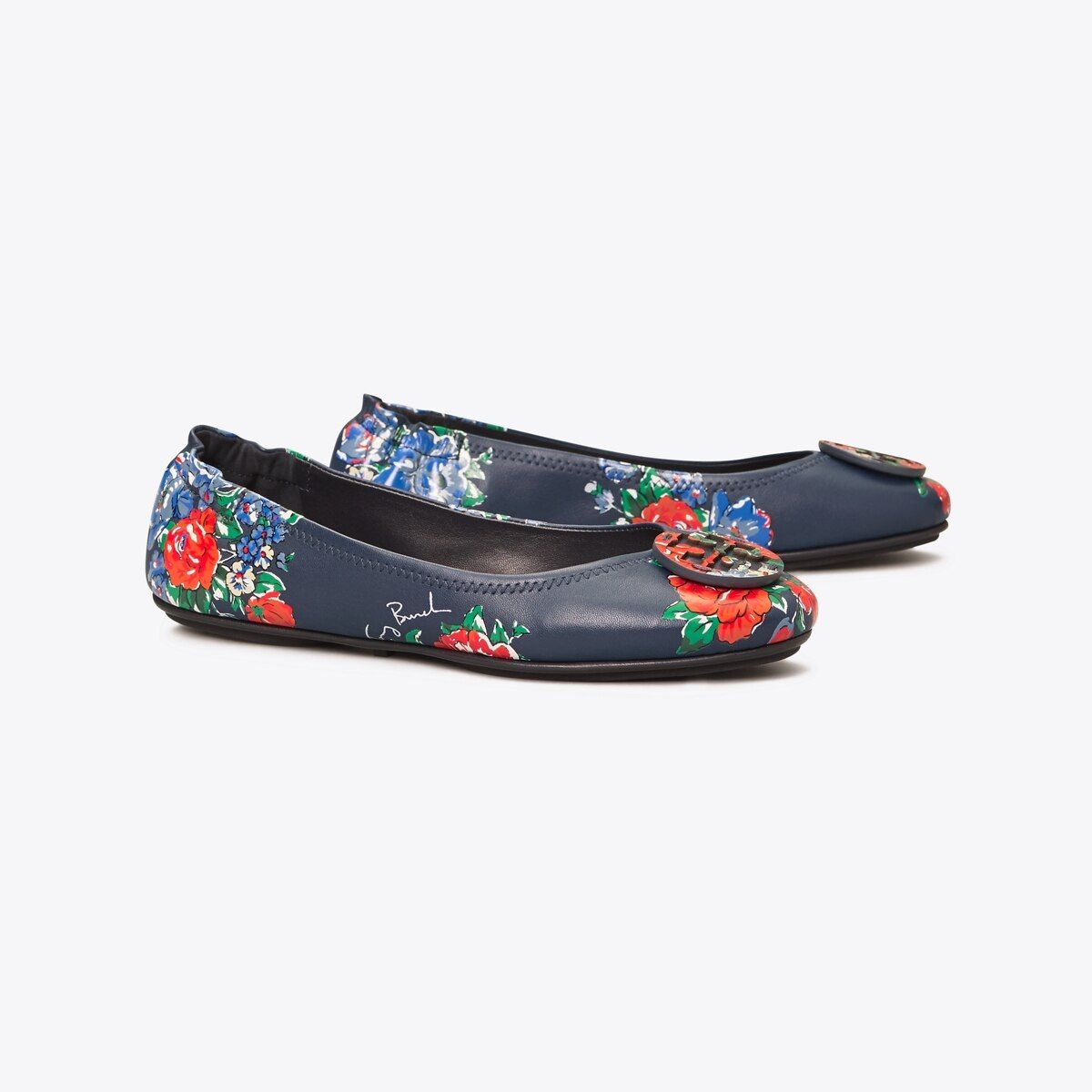 Minnie Printed Travel Ballet Flat, Leather | Tory Burch (US)