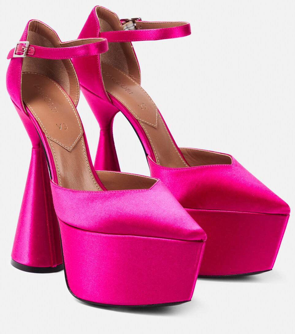 Satin platform pumps | Mytheresa (US/CA)
