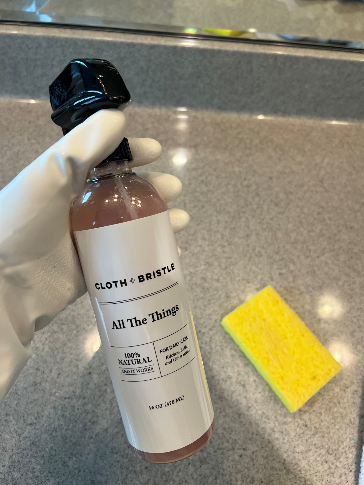 I cleaned all three bathroom counters with this, and not only does it work well, but it smells so good too! 

#LTKHome #LTKFindsUnder50