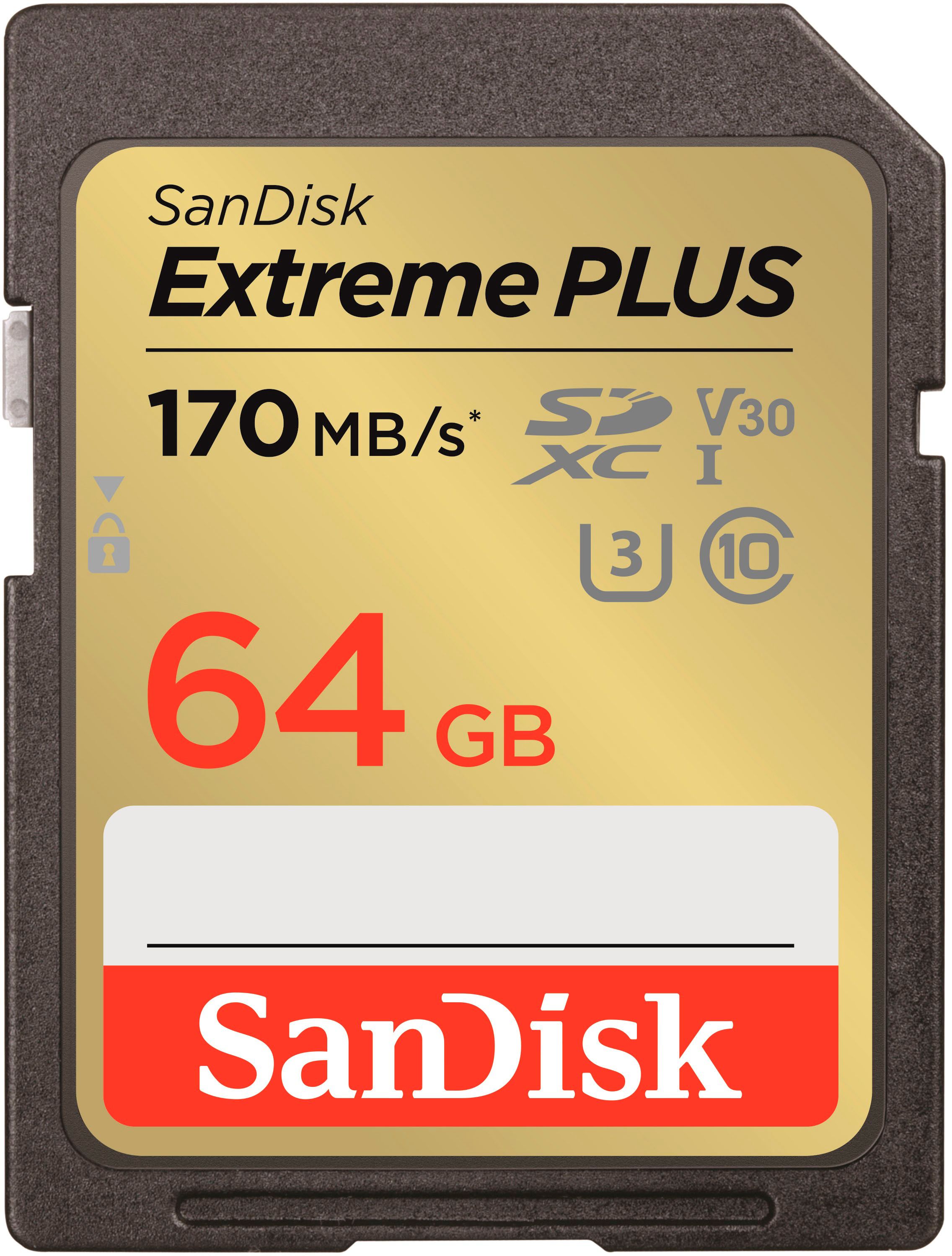 SanDisk Extreme PLUS 64GB SDXC UHS-I Memory Card SDSDXW2-064G-ANCIN - Best Buy | Best Buy U.S.