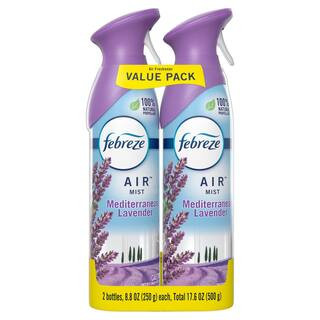 Odor Eliminating 8.8 oz. Mediterranean Lavender Scent Air Freshener Spray (2 Count) | The Home Depot