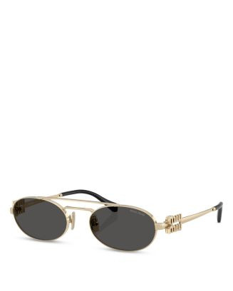 Miu Miu Oval Sunglasses, 53mm | Bloomingdale's Jewelry & Accessories | Bloomingdale's (AU)