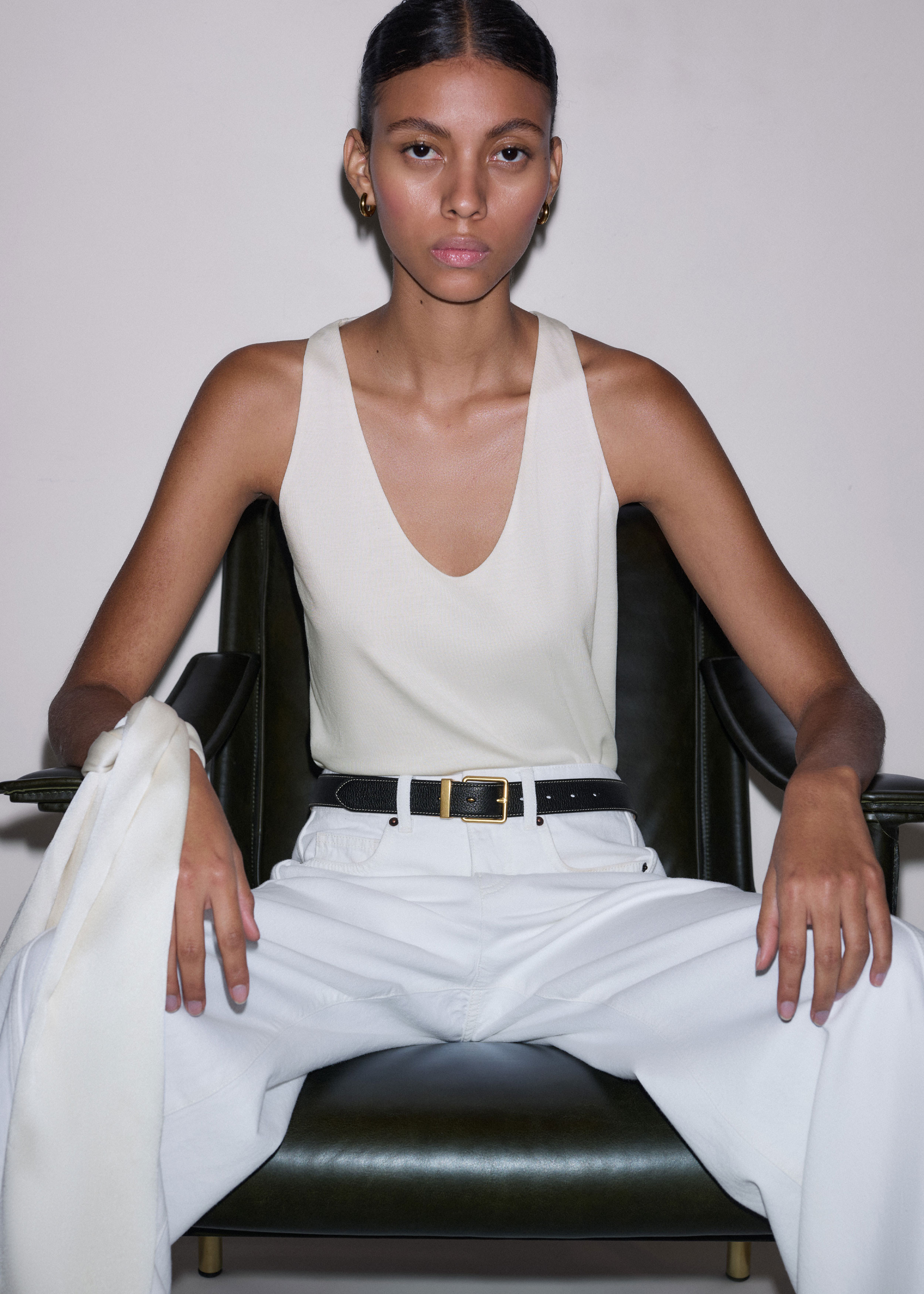 Scoop Neck Vest Tencel Jersey | ME+EM Global (Excluding US)