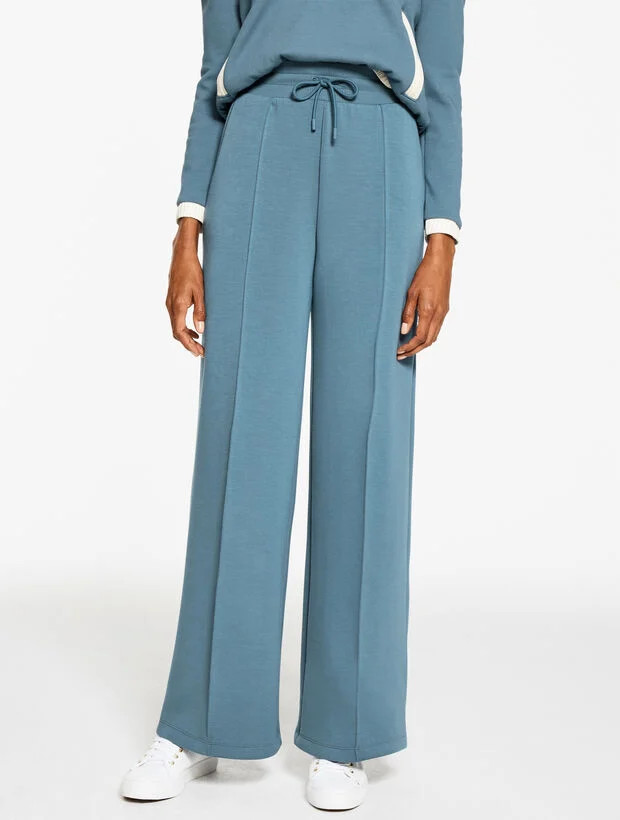 AirKnit Stretch Wide Leg Pants | Talbots