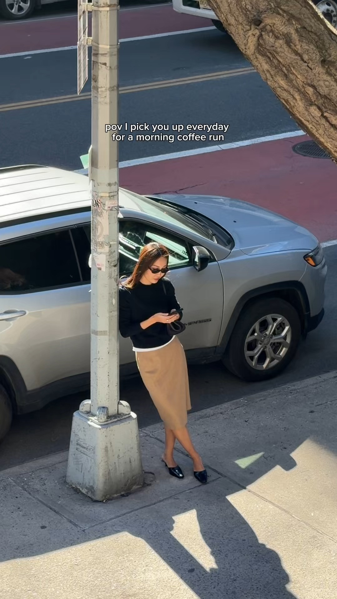 Spring outfits for a coffee run reels/tiktok 

 