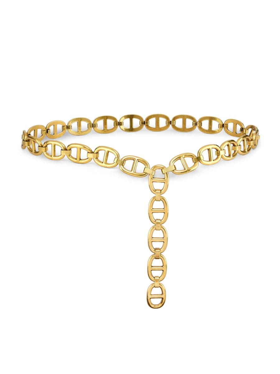 Frame Goldtone Chainlink Belt | Saks Fifth Avenue | Saks Fifth Avenue