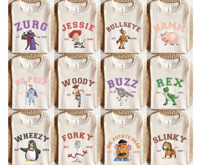 Matching Family Toy Story Shirt, Family Disney Shirts, Woody, Buzz, Zurg, Rex, Bullseye, Slinky, ... | Etsy (US)