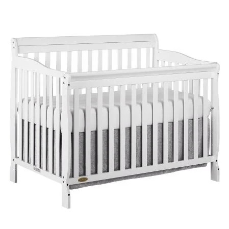 Dream On Me Ashton Convertible 5-in-1 Crib, White | Walmart (US)