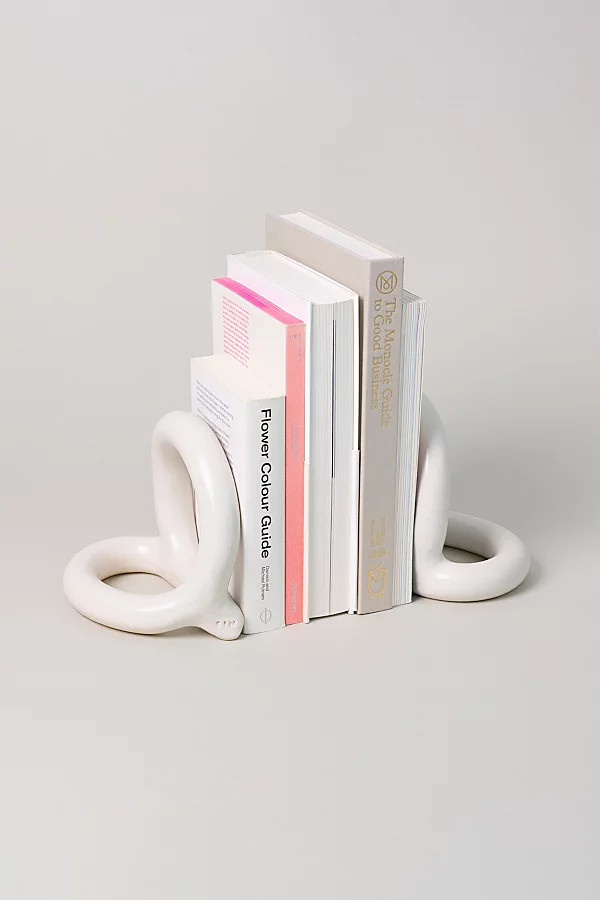SIN Bacchus Ceramic Bookend Set in Cream at Urban Outfitters | Urban Outfitters (US and RoW)