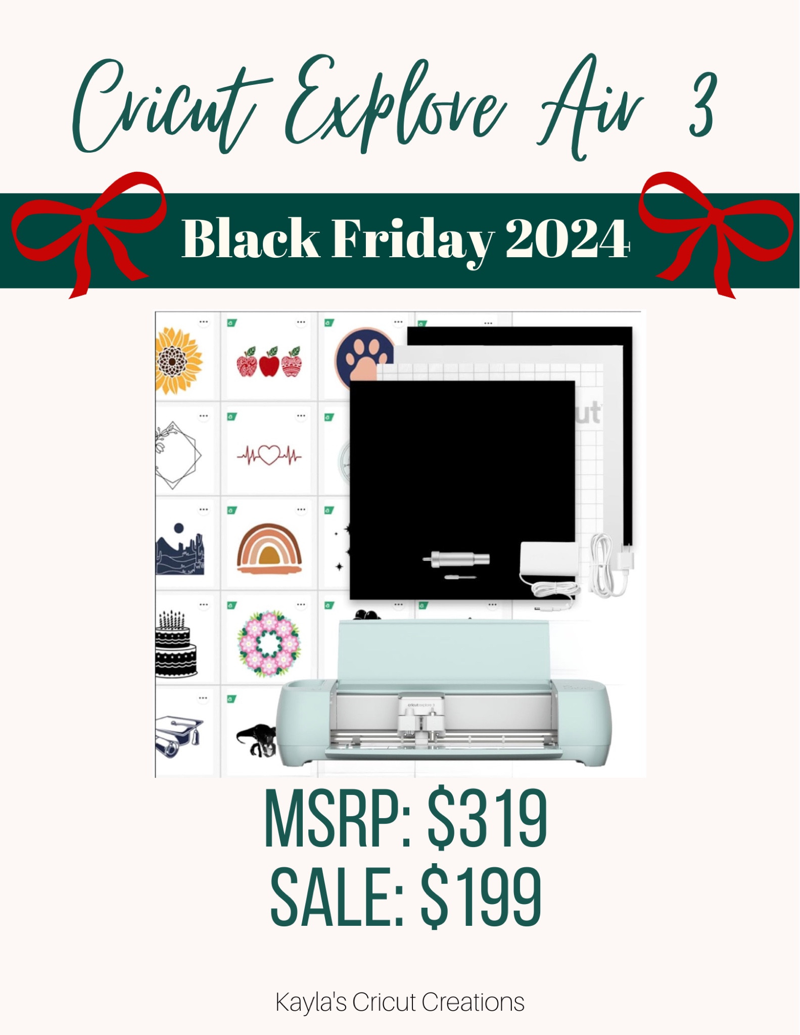 The Cricut Explore Air 3 is $120 off for Black Friday!

#LTKGiftGuide