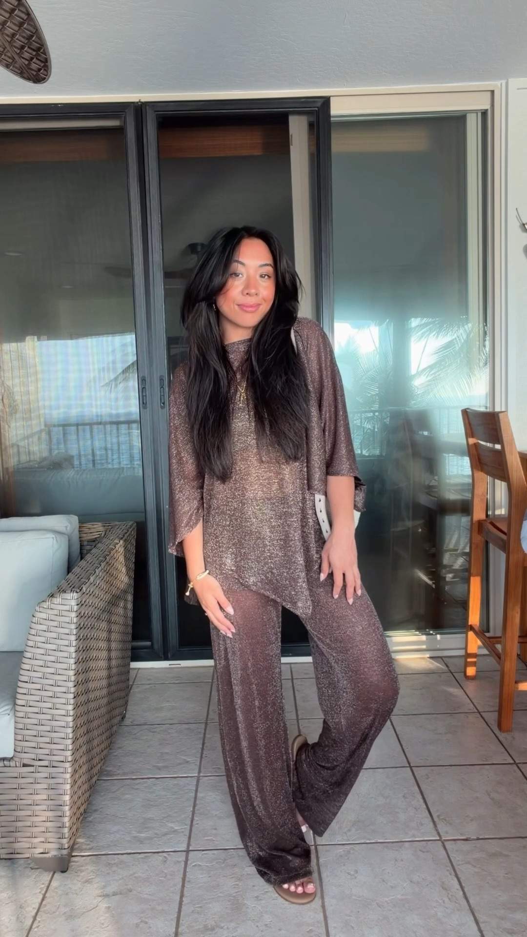 Vacation dinner OOTN 🤎✨

#LTKTravel #LTKgrwm #LTKootd