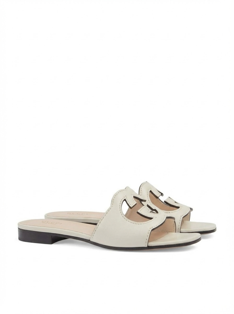 Gucci Logo Cut-Out Sandals | Senser US