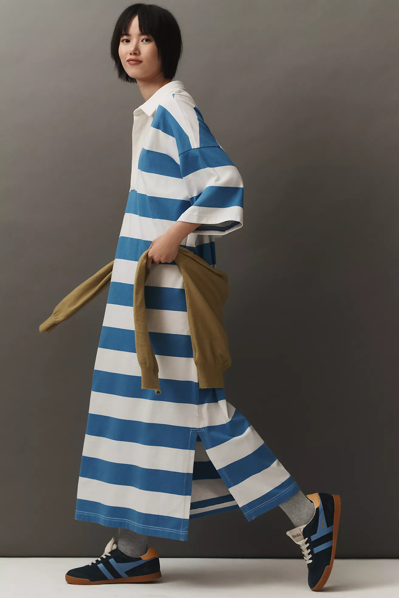 Daily Practice by Anthropologie Rugby Oversized Maxi Dress | Anthropologie (US)