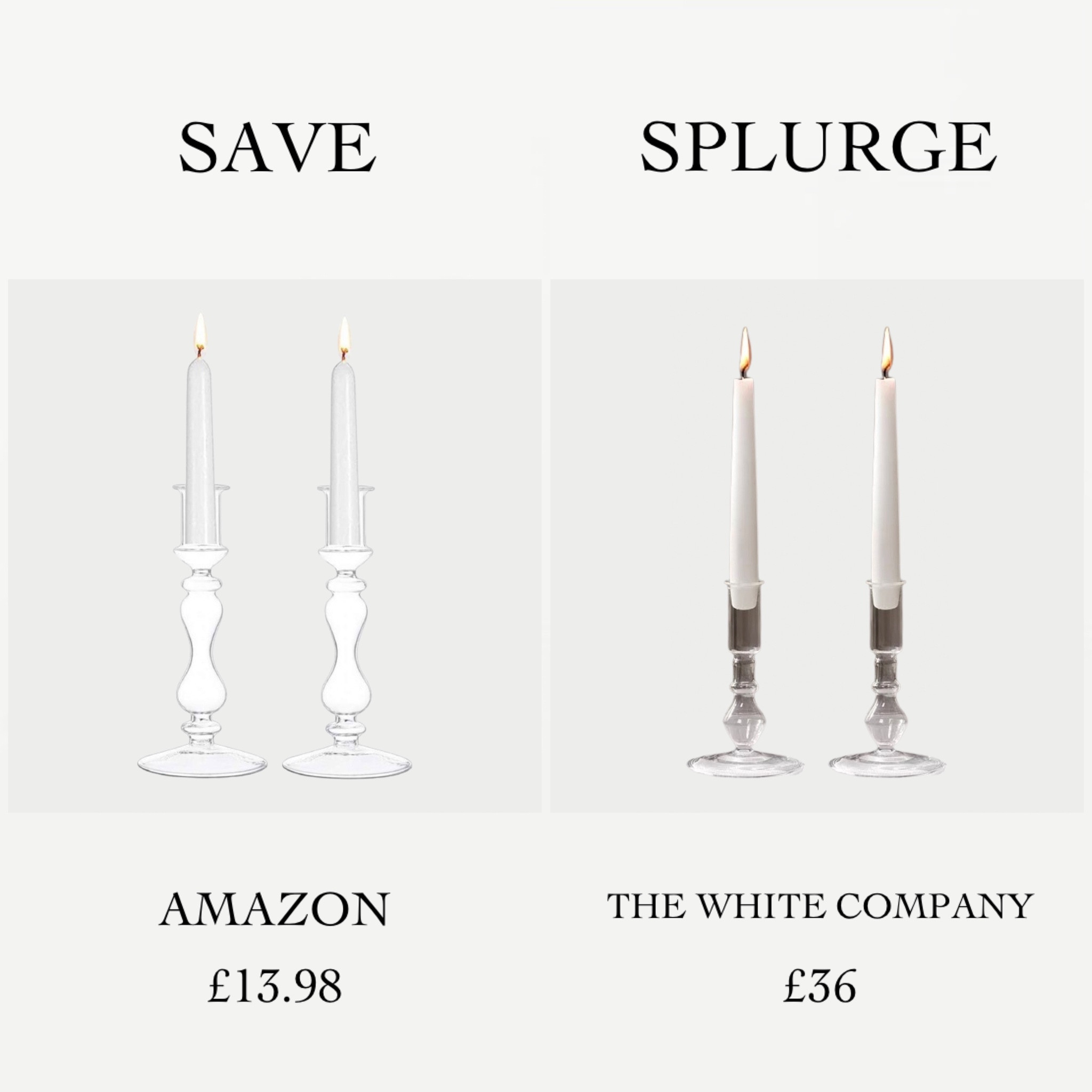 The Glass Candle Sticks 

#LTKsalealert #LTKhome #LTKMostLoved
