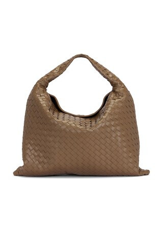 Bottega Veneta Large Hop Hobo Bag in Brown | FWRD 